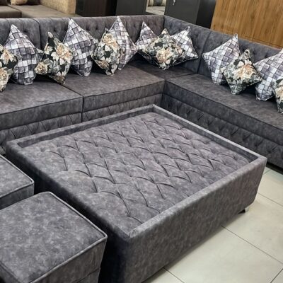sofa set - grey