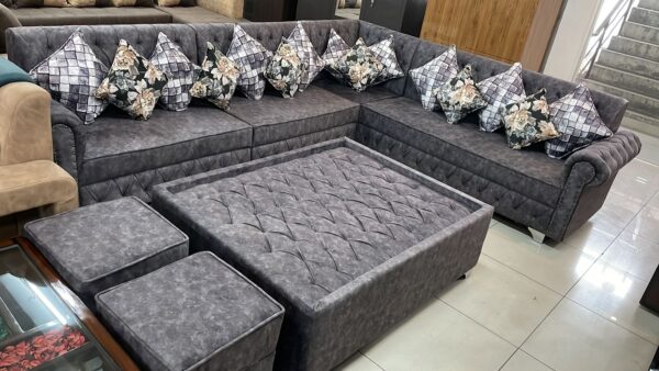 sofa set - grey