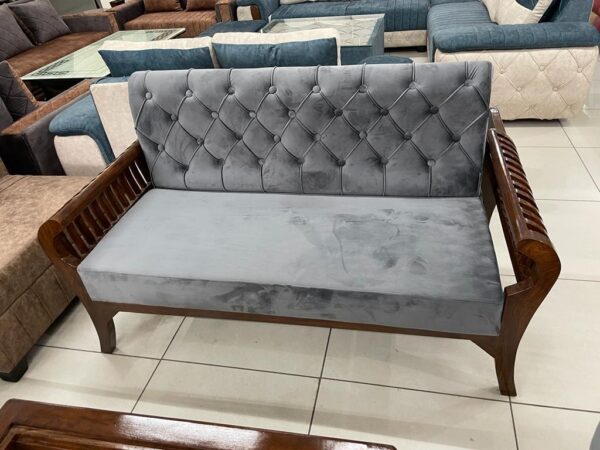 Sofa Set - Wooden Grey