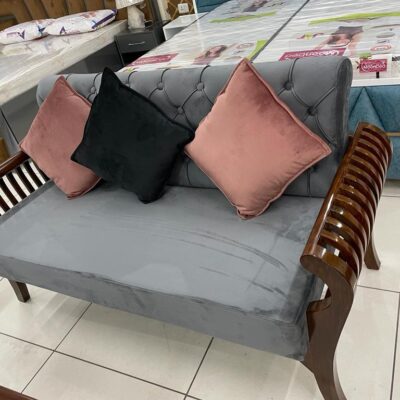 Sofa Set - Wooden Grey
